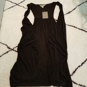 Anthropologie Ric Rac Boho Black Vest XS